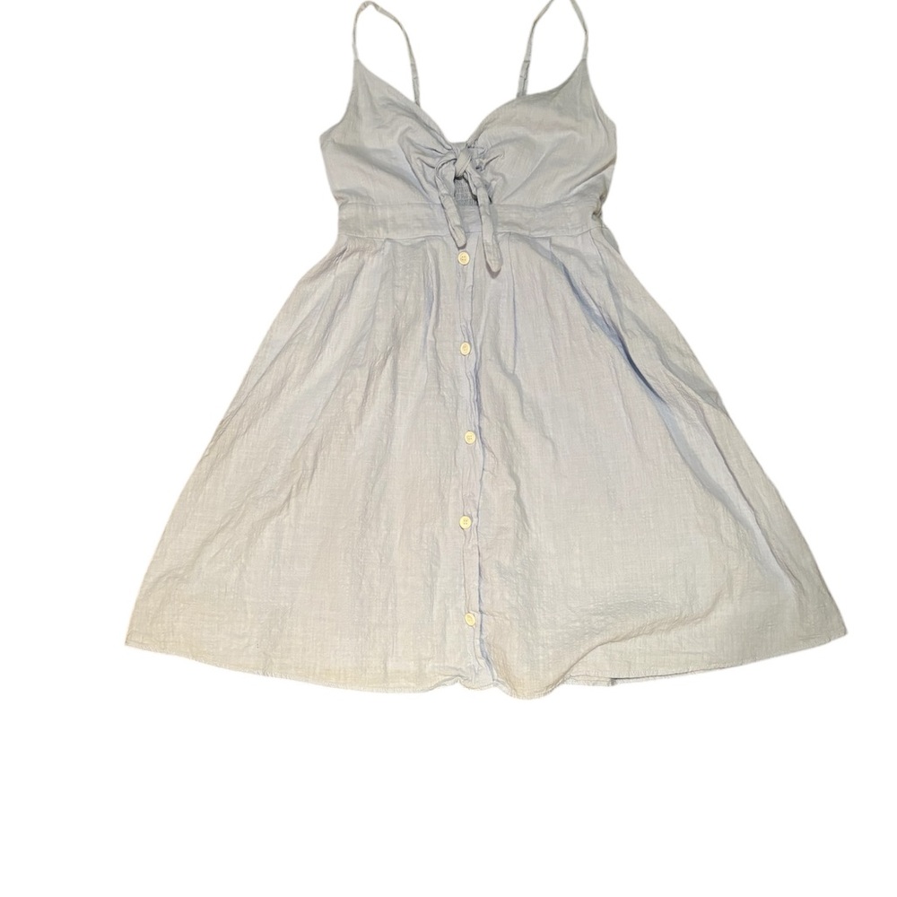 Keyhole Dress in Light Blue